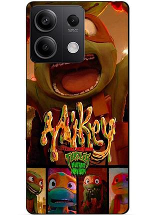 Силіконовий чохол бампер для xiaomi redmi note 13 5g з малюнком майки mikey черепашки ніндзя