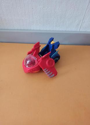 Набор машинки герои в масках hasbro pj masks, две машинки складываются в одну