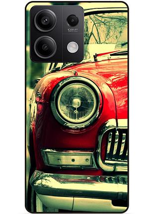 Чехол силиконовый бампер для xiaomi redmi note 13 5g с рисунком ретро авто chevrolet машина