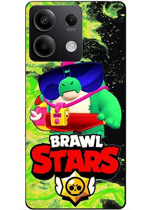 Чехол силиконовый бампер для xiaomi redmi note 13 5g с героем бравл базз