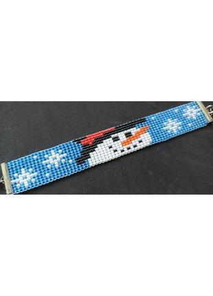 Браслет из бисера кот
