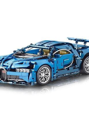 Конструктор для мальчиков bugatti 1:14 1037 деталей голубой