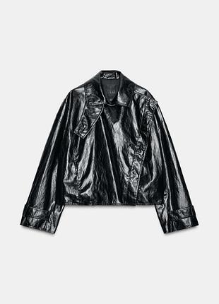 Шкіряна куртка zara