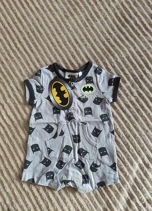 Бодик новый batman 0-3м.
