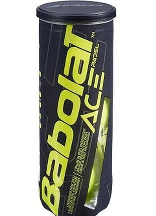 М'ячі для падел тенісу babolat ace padel 3 balls