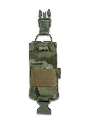Тактический подсумок под рацию kiborg gu single mag pouch мультикам