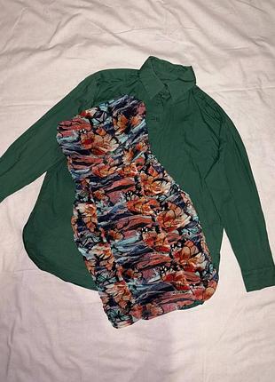 Платье бандо с драпировкой