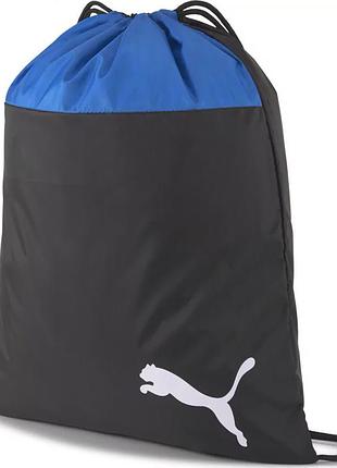 Рюкзак-мешок puma teamgoal 23 gym sack 16l синий, черный уни 38,5 x 44 см