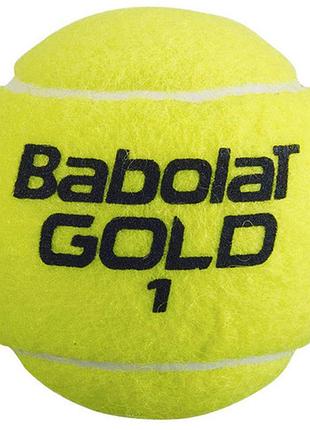 М'ячі для тенісу babolat gold championship x 3ball жовтий