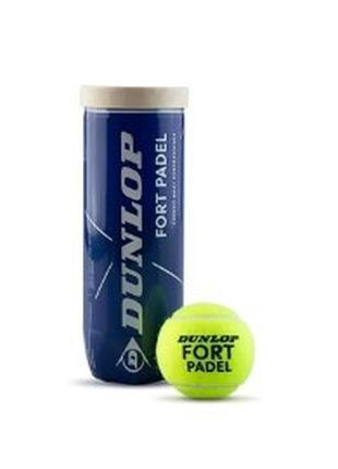 Мячи для падел тенниса dunlop fort padel 3pet