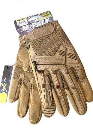 Перчатки тактические mechanix glove coyote l (20-22 см)