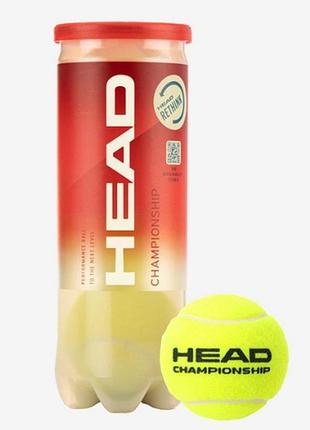 М'ячі для тенісу head championship 3b