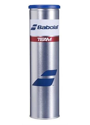 М'ячі для тенісу babolat team metall box 4b