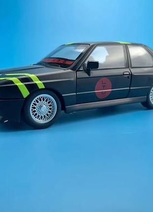 Коллекционная модель автомобиля bmw e30 1:24, открывающиеся двери и капот, черный