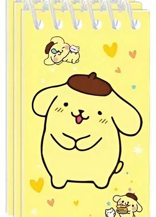 Маленький блокнот детский с героями sanrio / мини блокнот kawaii