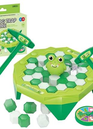 Настольная игра frog trap game «ловушка для лягушки» с молоточками 10 см