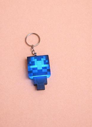 Брелок-світильник minecraft эндермен led, зелене світло