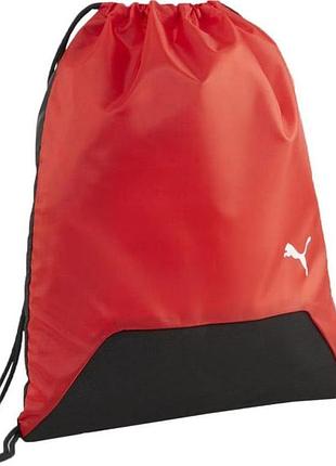 Рюкзак puma teamgoal gym sack 16l красный, черный уни 47 x 39 см