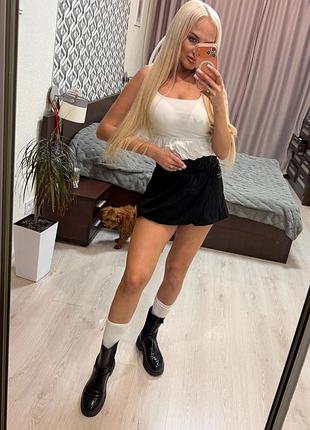 Женский костюм юбка и майка топ