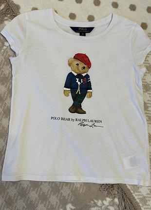 Футболка з ведмедиком polo ralph lauren