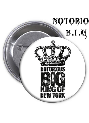 Значок the notorious b.i.g. | ноторіус біг 11