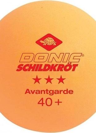 Мячи donic exclusive (advantgarde) 3* 40+ 6шт оранжевый 658038