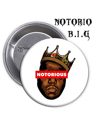Значок the notorious b.i.g. | ноторіус біг 16