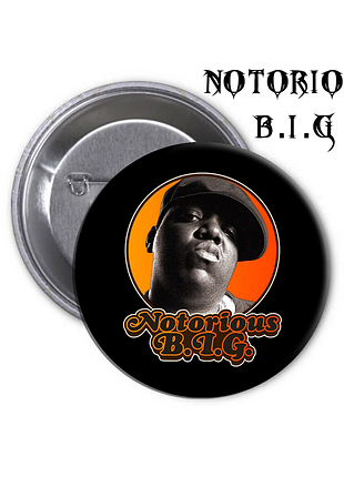 Значок the notorious b.i.g. | ноторіус біг 17