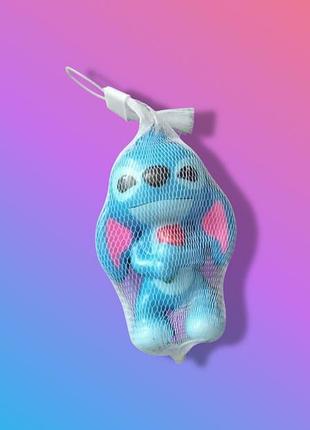 Антистрес іграшка squishy в сітці, м'яка іграшка, що стискається, блакитний персонаж