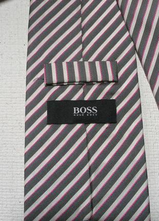 Шелковый галстук hugo boss италия оригинал9 фото