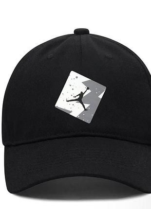 Кепка jordan air logo черная унисекс джордан на лето