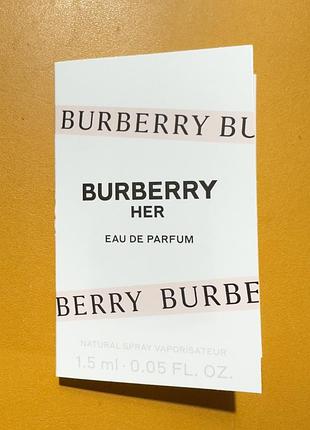Burberry her парфумована вода для жінок (пробник)
