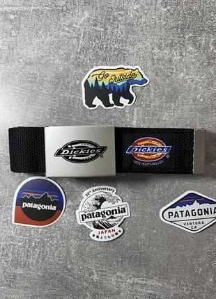 Ремень dickies ремень мужской dickies черного цвета с металливой пряжкой 110см