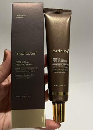 Сыворотка для лица medicube deep vita a retinol serum, 30 мл