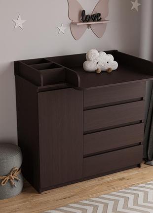 Пеленальний столик furnigrade пс-6 венге 98,8х100х65