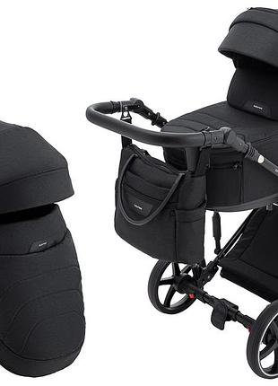 Коляска 2 в 1 adamex zico lux tk-53 чорний