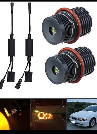 Led маркери жовті 40w для bmw e39 e53 e60 e61 e63/64 e65/66 e83 (комплект 2-шт)