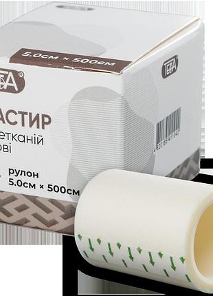 Пластир на нетканій основі в рулонах teta®, розмір 5 х 500 см