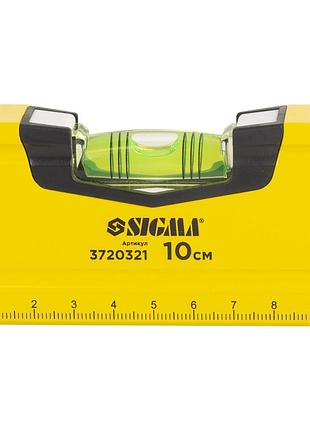 Уровень магнитный 1 капсула 10см sigma (3720321)