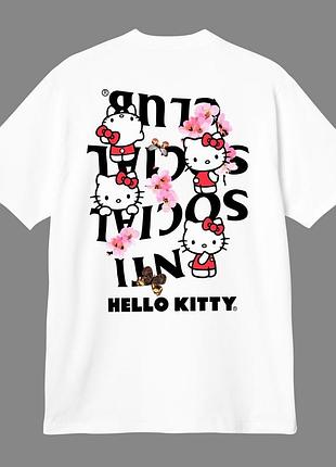 Футболка жіноча hello kitty білого кольору