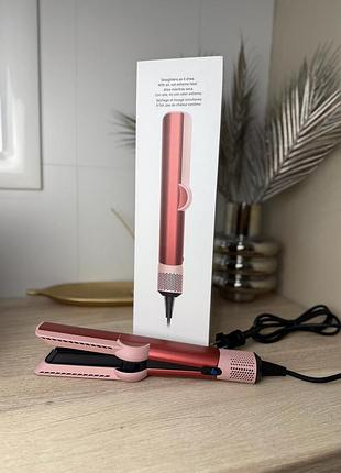 Премиум выпрямитель airstrait ht-01 в цвете strawberry bronze/blush pink | утюжок розовый