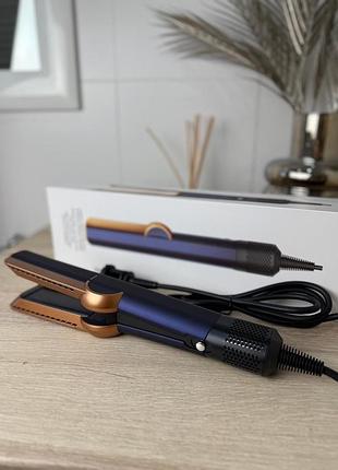 Випрямляч airstrait ht-01 — blue/rich copper | утюжок синій