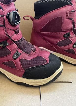 Ecco gore-tex термо ботінки зимові сапожки черевики дитячі ecco р. 34