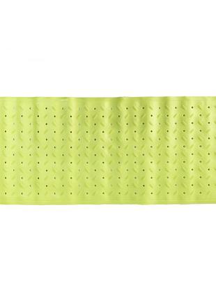 Коврик в ванную комнату на присосках mgz-0901(lime) 35х95 см