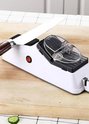 Електроточилка для ножів electric knife sharpener usb / точилка для ножів та ножиць