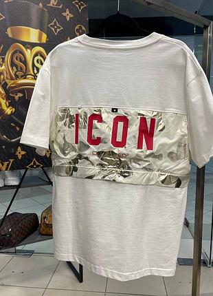 Футболка мужская / женская белая осенняя весенняя летняя icon