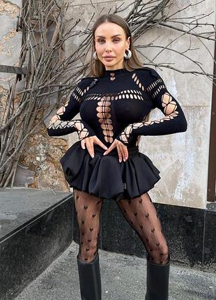 Женские колготки сердце