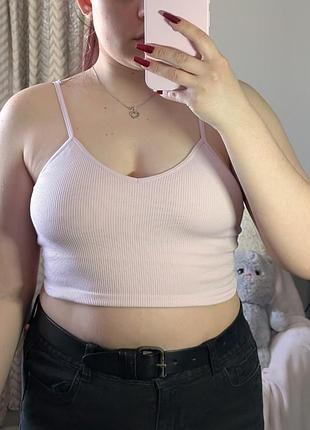 Розовый топ primark xs-l