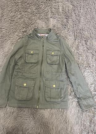 Куртка h&m  134 сантиметрів хакі