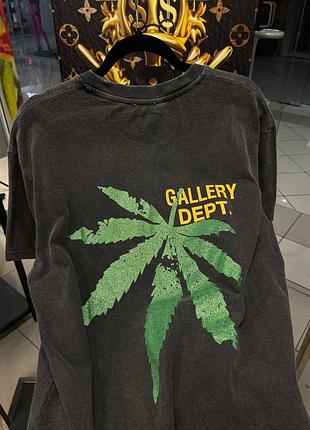 Футболка мужская / женская серая графитовая осенняя весенняя летняя gallery dept
